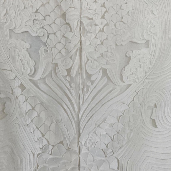 Pankaj and Nidhi Joelle white short sleeve dress 2 - Picture 10 of 14